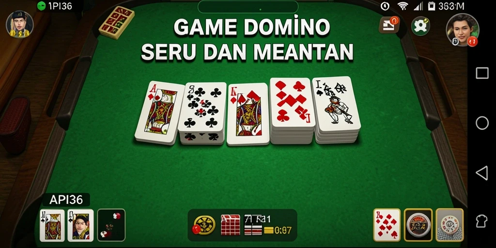 Gameplay seru di API36 dengan tampilan Domino yang menarik.
