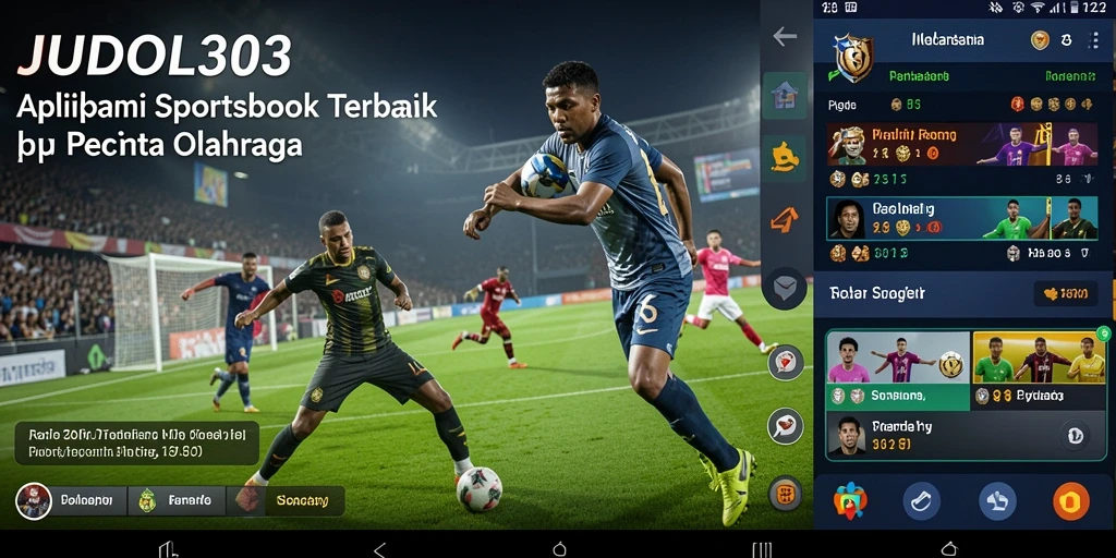 Tampilan gameplay seru dari aplikasi Sportsbook JUDOL303.