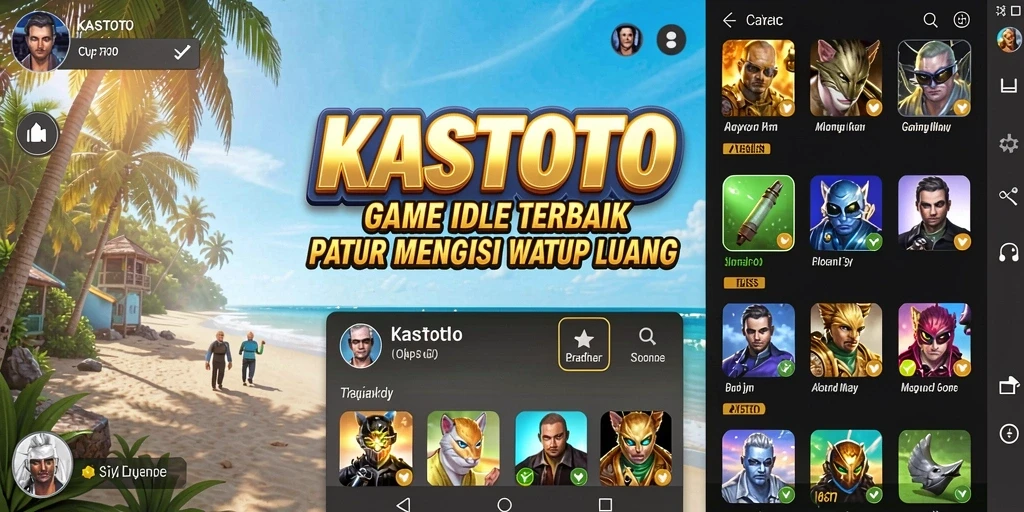 Tampilan gameplay KASTOTO yang menarik dan dinamis.