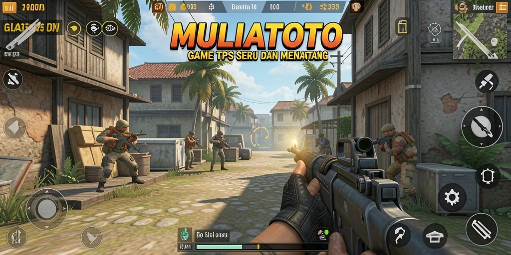 Tampilan gameplay MULIATOTO yang menegangkan dan seru.
