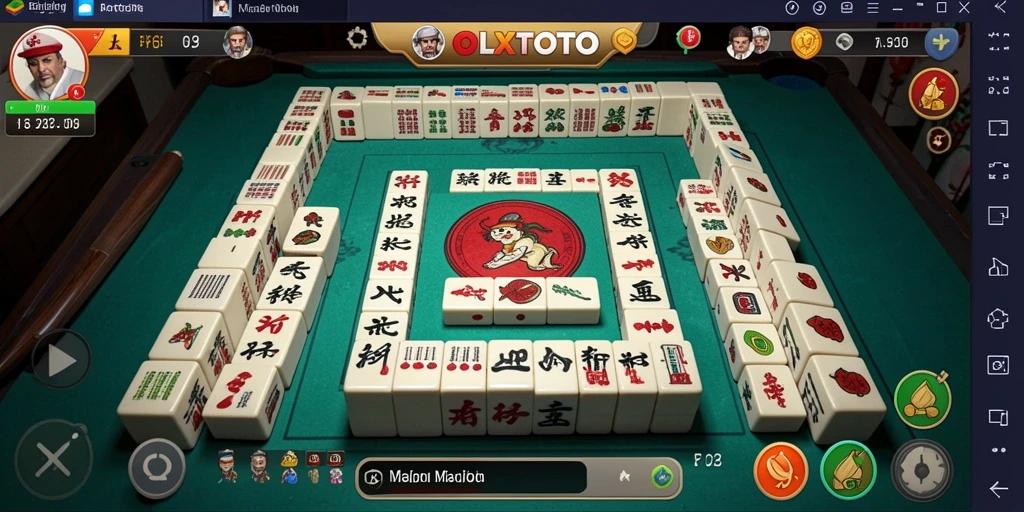 Tampilan gameplay Mahjong di OLXTOTO yang menarik.