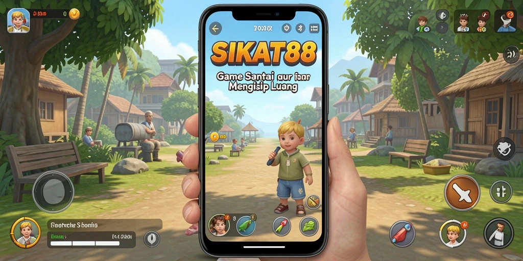 Tampilan gameplay menarik dari SIKAT88 yang penuh warna.