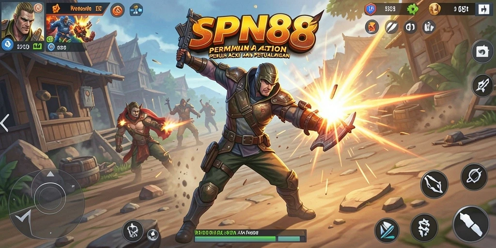 Tampilan gameplay SPN88 yang mendebarkan dan penuh aksi.