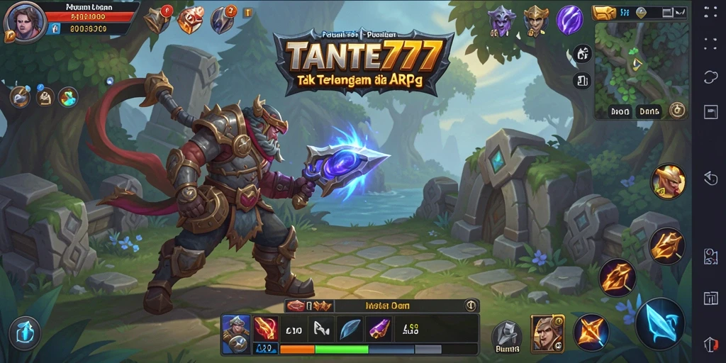 Screenshot TANTE777 menampilkan aksi seru dalam gameplay ARPG.