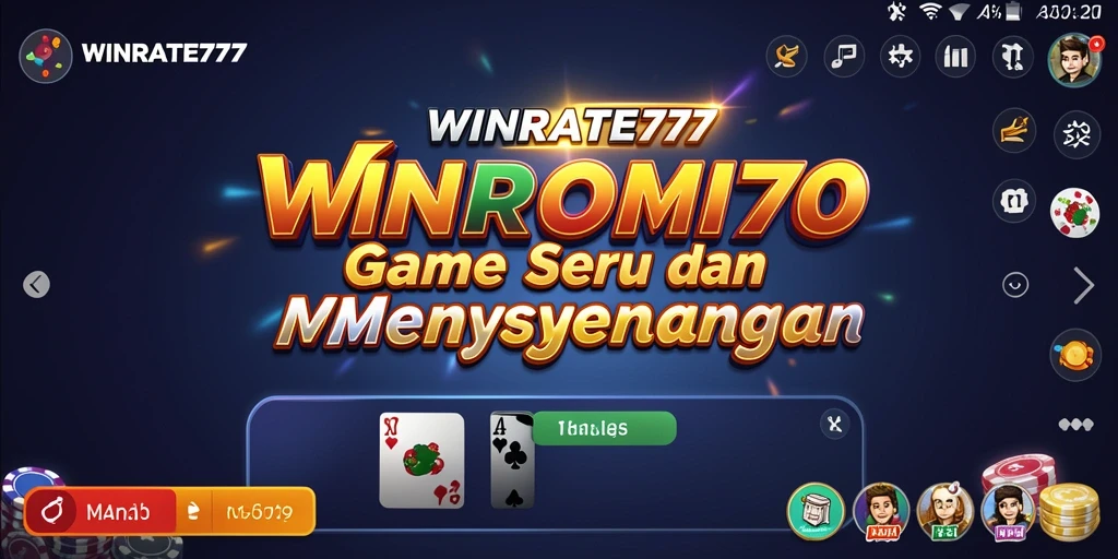Tampilan gameplay seru dalam WINRATE777 yang penuh strategi.